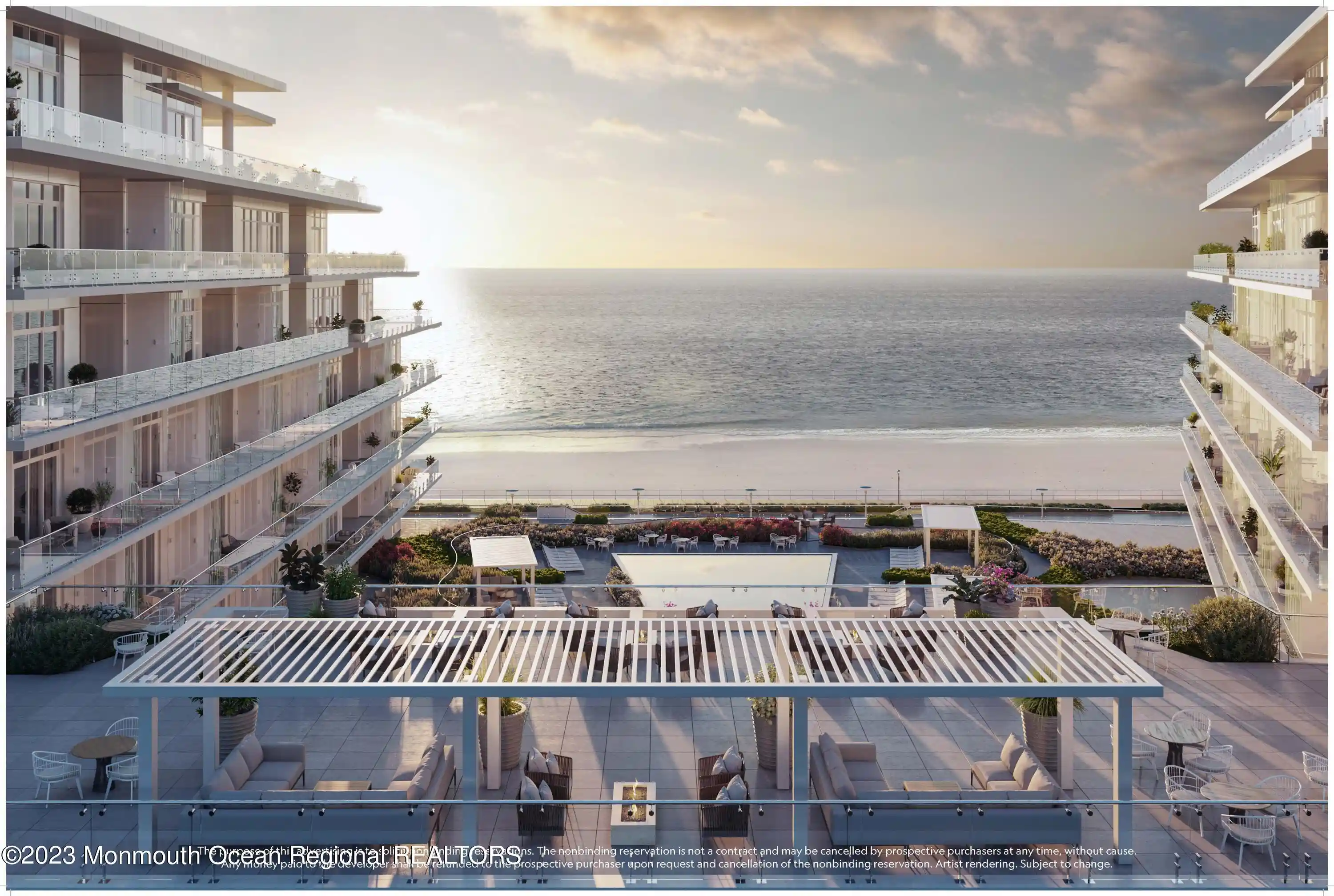 Listing Photo 1 - Condo for sale in 392 Ocean Ave located at 392 Ocean Ave, Long Branch, NJ 07740 - Unit #PENTHOUSE A
