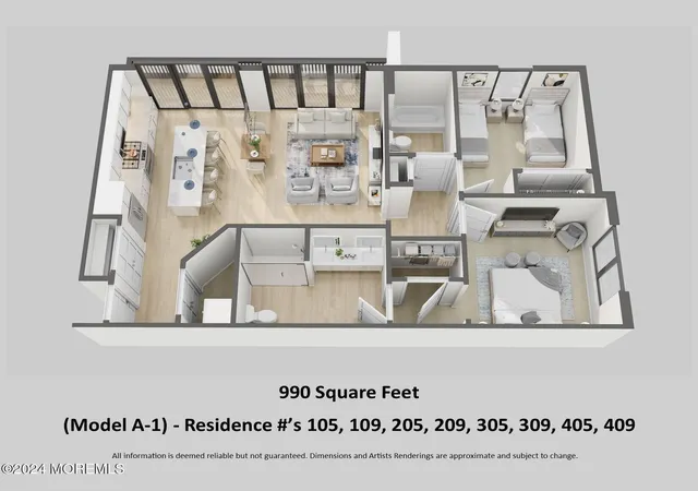 3rd image of 3 5Th Ave #Unit 305, Neptune City, NJ 07753 | MLS# 22527057