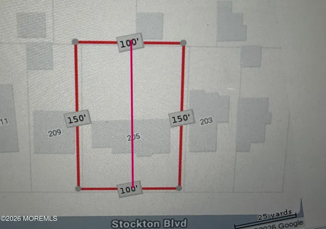 Photo 3 of Land for sale at 205 Stockton Blvd, Sea Girt, NJ 08750 | MLS# 22600531 | Listing updated on 2026-04-21