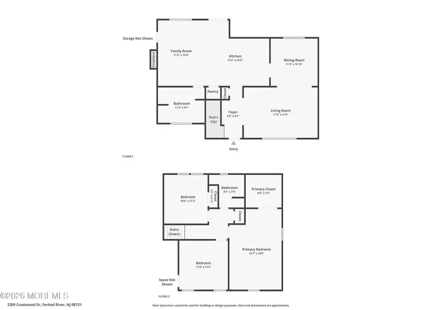 Homes for sale in Forked River, NJ | 2209 Crestwood Dr, Forked River, NJ 08731 | MLS# 22621130