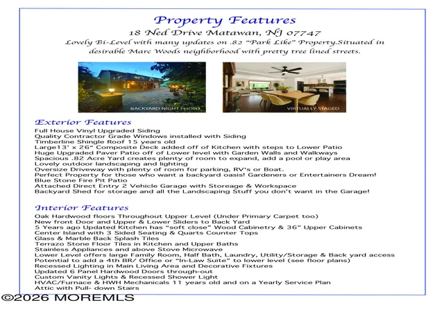 57th image of 18 Ned Dr, Matawan, NJ 07747 | MLS# 22623850