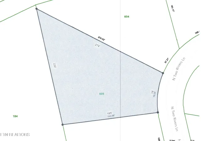 Photo 2 of Land for sale at Lot 605 N Two Rivers Ln, La Follette, TN 37766 | MLS# 1294824 | Listing updated on 2026-07-16