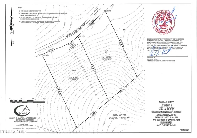 Photo 2 of Land for sale at Hidden Holw Way, Sevierville, TN 37862 | MLS# 1316948 | Listing updated on 2026-07-31