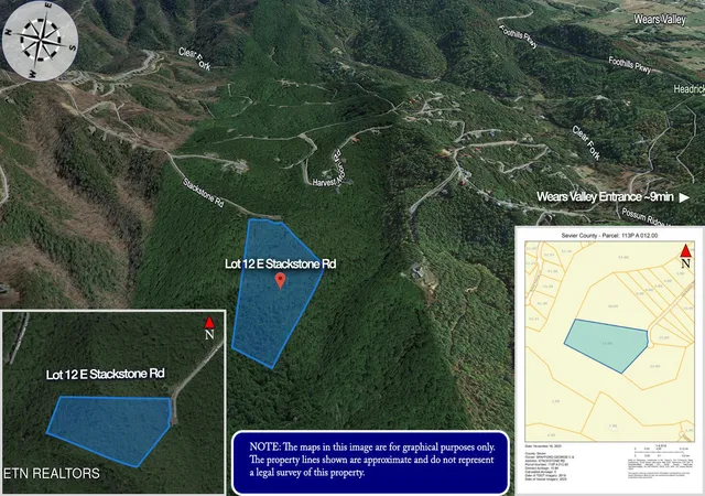 Photo 4 of Land for sale at Lot 12-e Stackstone Rd, Sevierville, TN 37862 | MLS# 1331440 | Listing updated on 2026-08-31