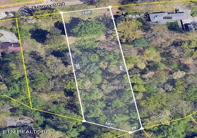 Photo 1 of Land for sale at 5208 E Sunset Rd, Knoxville, TN 37914 | MLS# 1343030 | Listing updated on 2026-06-01