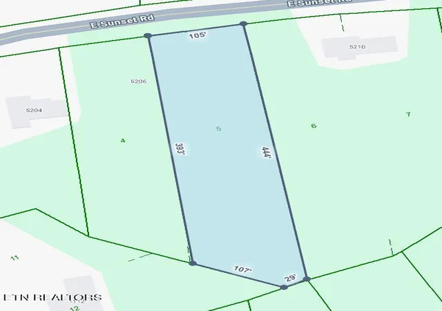 Photo 2 of Land for sale at 5208 E Sunset Rd, Knoxville, TN 37914 | MLS# 1343030 | Listing updated on 2026-06-01
