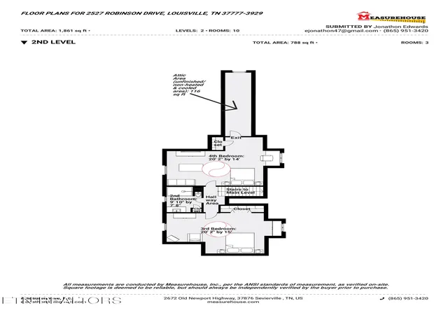 Photo 4 of Single family home for sale at 2527 Robinson Dr, Louisville, TN 37777 | MLS# 1343268 | Listing updated on 2026-07-21