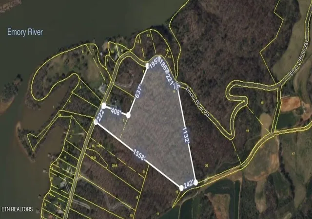 Photo 1 of Land for sale at 0 Emory River Rd, Harriman, TN 37748 | MLS# 1347362 | Listing updated on 2026-07-07