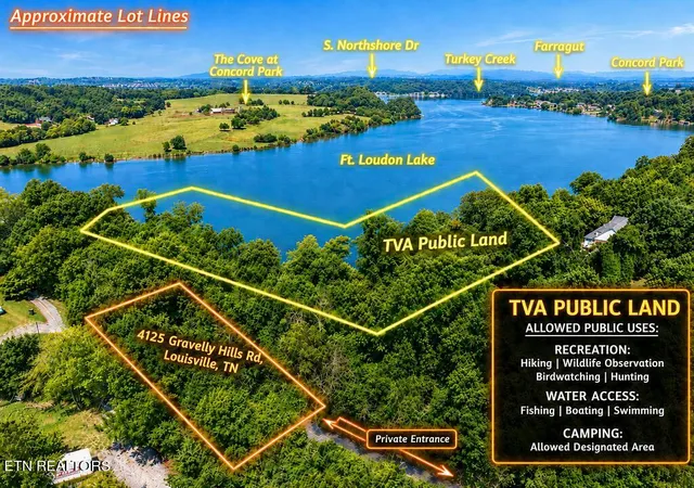 Photo 1 of Land for sale at 4125 Gravelly Hills Rd, Louisville, TN 37777 | MLS# 1353551 | Listing updated on 2026-09-23