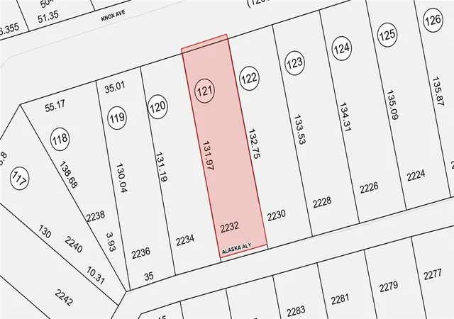 Photo 2 of Land for sale at 1228 Knox Ave, Monessen, PA 15062 | MLS# 1733562 | Listing updated on 2025-12-24