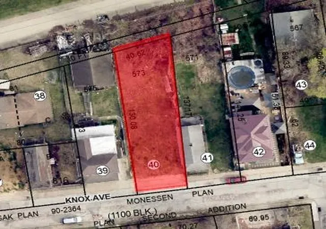 Photo 1 of Land for sale at 1041 Knox Ave, Monessen, PA 15062 | MLS# 1736714 | Listing updated on 2026-03-25