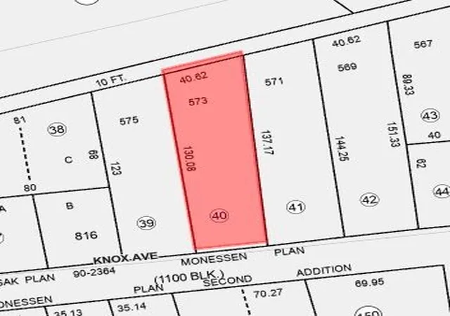 Photo 2 of Land for sale at 1041 Knox Ave, Monessen, PA 15062 | MLS# 1736714 | Listing updated on 2026-03-25