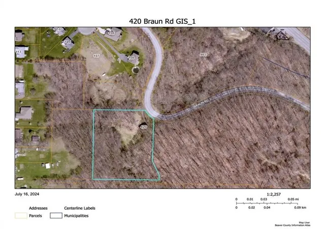 Photo 4 of Land for sale at 420 Braun Rd, Beaver Falls, PA 15010 | MLS# 1742003 | Listing updated on 2026-06-23