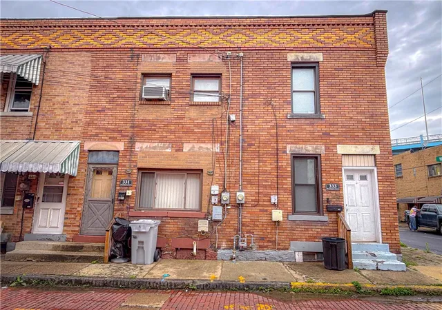 Photo 1 of Townhouse for sale at 333 Washington St, Mc Kees Rocks, PA 15136 | MLS# 1757831 | Listing updated on 2026-07-27