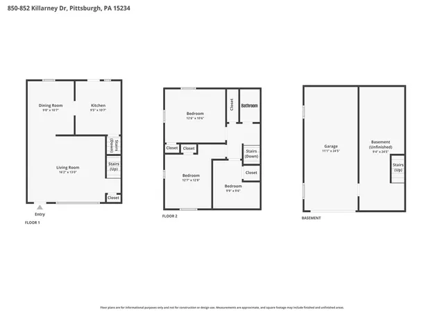 Listing Photo 2 - Condo for sale in building located at 852 Killarney Dr, Pittsburgh, PA 15234 - Unit #