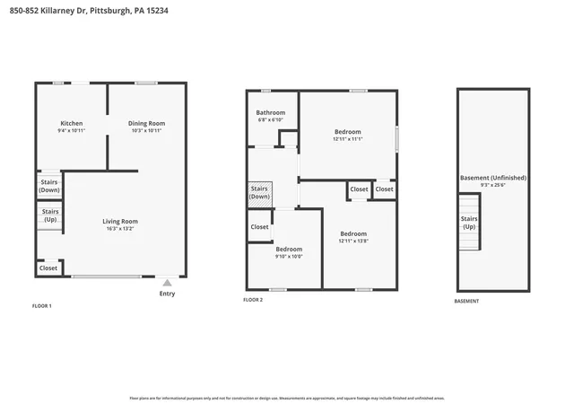 Homes for sale in Castle Shannon, PA | 852 Killarney Dr, Castle Shannon, PA 15234 | MLS# 1764834