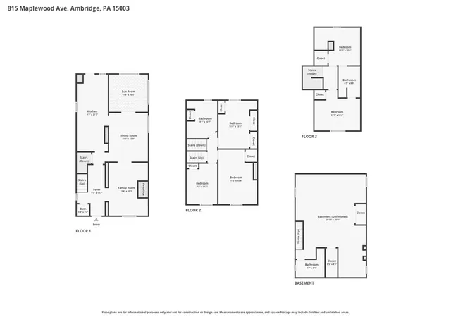 46th image of 815 Maplewood Ave, Ambridge, PA 15003 | MLS# 1765109