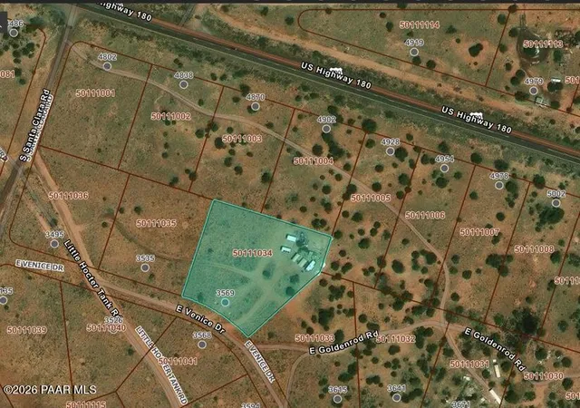 Photo 3 of Land for sale at 3535 E Venice Dr, Williams, AZ 86046 | MLS# 1077475 | Listing updated on 2026-08-18