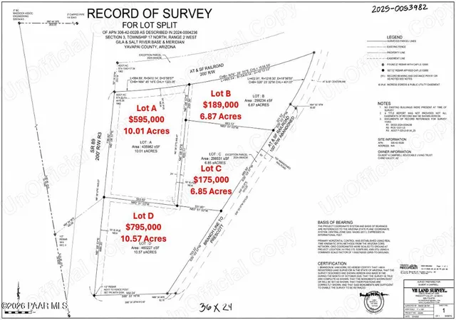 Photo 2 of Land for sale at 3555 Acres N State Route 89, Paulden, AZ 86334 | MLS# 1078868 | Listing updated on 2026-08-06