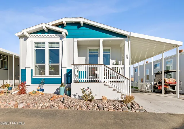 Photo 1 of Manufactured home for sale at 11350 E Sarah Jane Ln 69, Prescott Valley, AZ 86327 | MLS# 1080698 | Listing updated on 2026-09-17