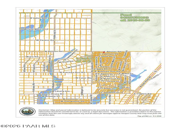 Photo 3 of Land for sale at 155 E Ahonen Rd, Paulden, AZ 86334 | MLS# 1081592 | Listing updated on 2026-08-07