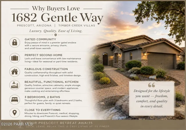 2nd image of 1682 Gentle Wy, Prescott, AZ 86303 | MLS# 1082586