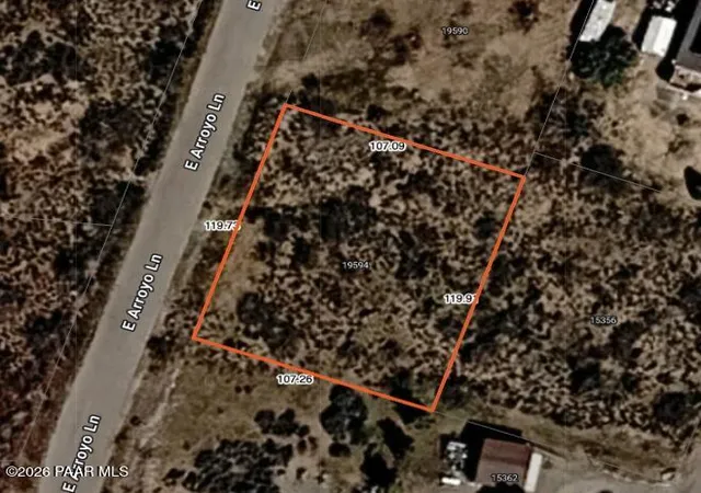 Land for sale at 19594 E Arroyo Ln, Mayer, AZ 86333 | MLS# 1082776