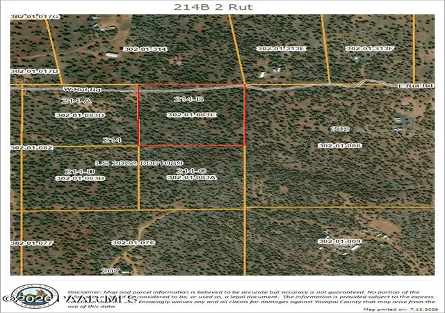 Photo 2 of Land for sale at 214 Ne Qtr W Rut, Ash Fork, AZ 86320 | MLS# 1083110 | Listing updated on 2026-07-17