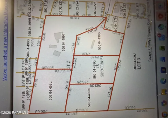 Photo 2 of Land for sale at 20930 E Cayuse Ln, Mayer, AZ 86333 | MLS# 1083394 | Listing updated on 2026-08-04