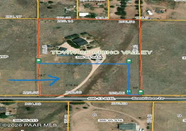 Photo 1 of Land for sale at 1826 W Bumblebee Rd, Chino Valley, AZ 86323 | MLS# 1084800 | Listing updated on 2026-09-02