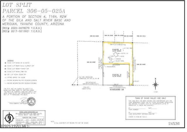Photo 2 of Land for sale at 1826 W Bumblebee Rd, Chino Valley, AZ 86323 | MLS# 1084800 | Listing updated on 2026-09-02