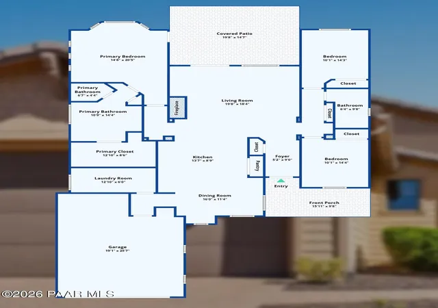 Photo 3 of Single family home for sale at 1227 Sarafina Dr, Prescott, AZ 86301 | MLS# 1084867 | Listing updated on 2026-10-10