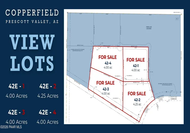 Photo 2 of Land for sale at Lot 42 E-3 Smoked Oak Cir, Prescott Valley, AZ 86315 | MLS# 1085236 | Listing updated on 2026-09-22