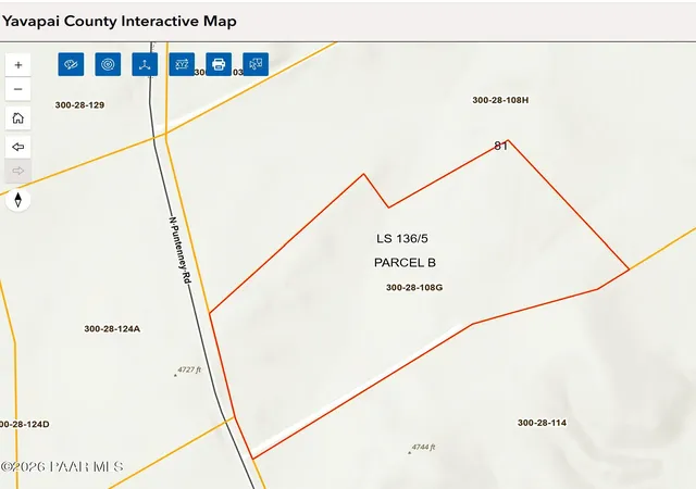 Photo 4 of Land for sale at 14565 N Puntenney Rd, Prescott, AZ 86305 | MLS# 1085435 | Listing updated on 2026-10-03
