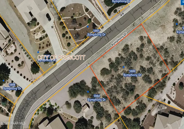 Photo 1 of Land for sale at 5980 Symphony Dr, Prescott, AZ 86305 | MLS# 1085556 | Listing updated on 2026-10-09
