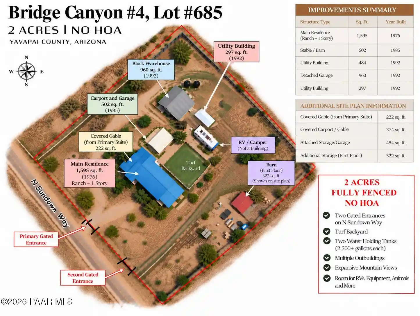 Photo 2 of Single family home for sale at 54515 N Sundown Way #1377, Seligman, AZ 86337 | MLS# 1085904 | Listing updated on 2026-10-23
