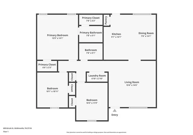Photo 2 of Single family home for sale at 724 Miriah Dr, Mcminnville, TN 37110 | MLS# 2946236 | Listing updated on 2025-09-03