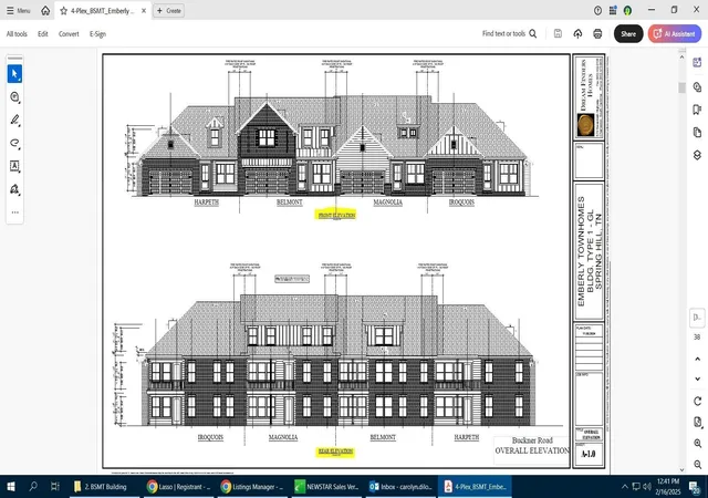 Photo 2 of Townhouse for sale at 313 Buckwood Lane W, Thompsons Station, TN 37179 | MLS# 2971576 | Listing updated on 2025-10-16