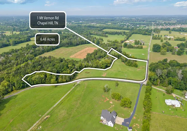Photo 2 of Land for sale at 1 Mount Vernon Rd, Chapel Hill, TN 37034 | MLS# 2975099 | Listing updated on 2025-11-18