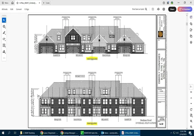 Photo 2 of Townhouse for sale at 468 Buckwood Avenue W, Thompsons Station, TN 37179 | MLS# 3007102 | Listing updated on 2025-12-30