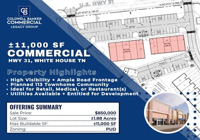 7th image of 0 Hwy 31 S, White House, TN 37188 | MLS# 3112232