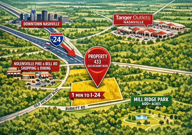 Photo 4 of Land for sale at 433 Old Hickory Blvd, Antioch, TN 37013 | MLS# 3072964 | Listing updated on 2026-01-06