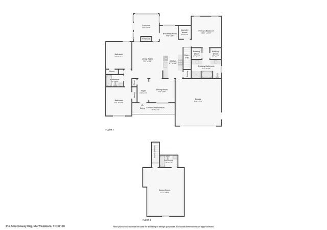 2nd image of 316 Amazonway Rdg, Murfreesboro, TN 37130 | MLS# 3155459