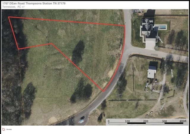 Photo 2 of Land for sale at 1767 Dean Rd, Thompsons Station, TN 37179 | MLS# 3176314 | Listing updated on 2026-04-21