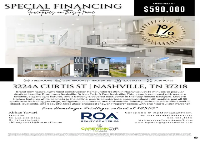 2nd image of 3224a Curtis St, Nashville, TN 37218 | MLS# 3156455