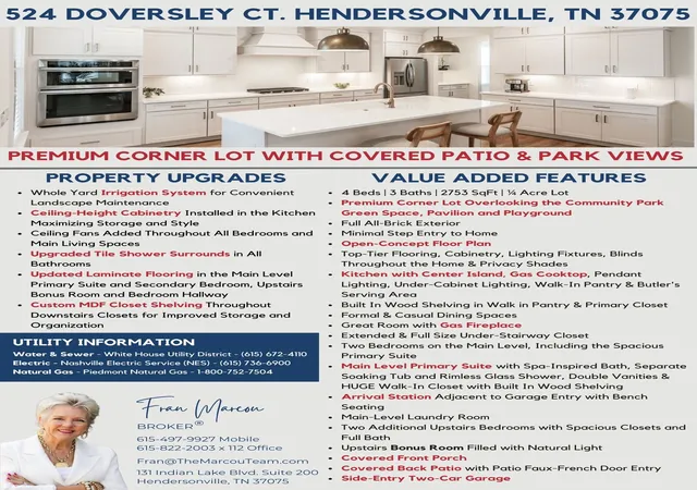 67th image of 524 Doversley Ct, Hendersonville, TN 37075 | MLS# 3242148