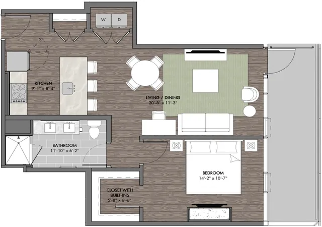 12th image of 805 Church St E #1903, Nashville, TN 37203 | MLS# 3184044