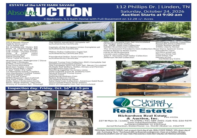 Photo 2 of Single family home for sale at 112 Phillips Dr, Linden, TN 37096 | MLS# 3610875 | Listing updated on 2026-10-03