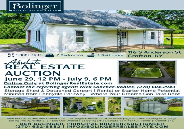 Homes for sale in Crofton, KY | 116 S Anderson St, Crofton, KY 42217 | MLS# 3233795