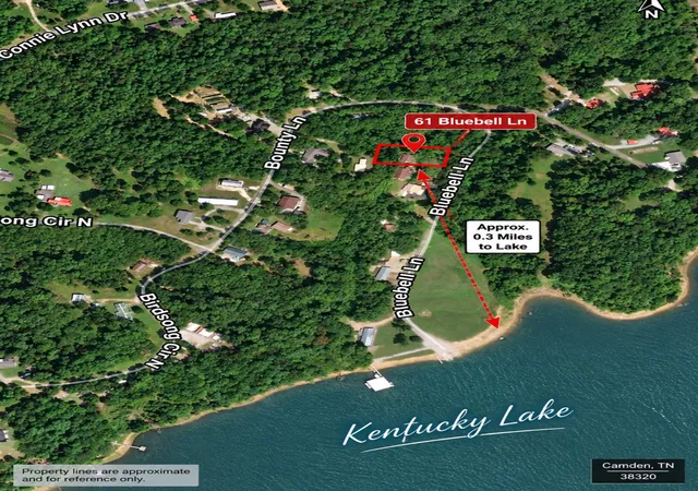 Photo 2 of Single family home for sale at 61 Bluebell Ln, Camden, TN 38320 | MLS# 3598035 | Listing updated on 2026-09-24